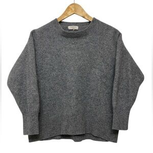 Babaton Gray Crew Neck Sweater